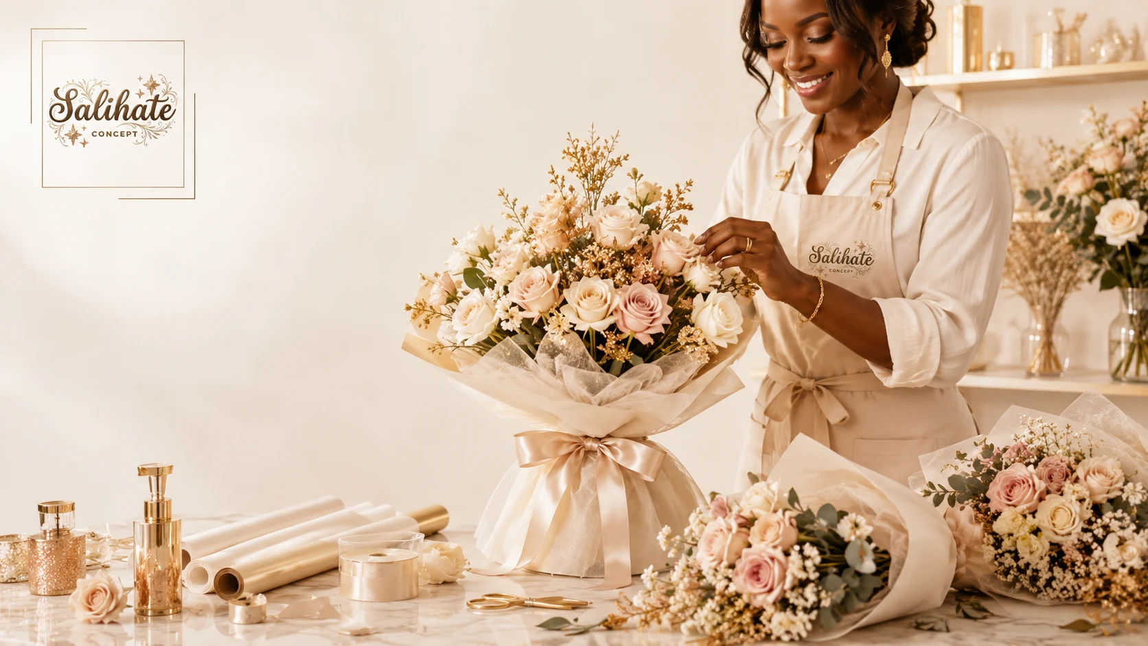 Bouquet Douceur Poudrée